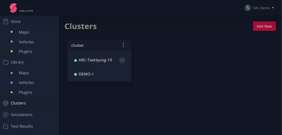 Check cluster for distibuted simulation