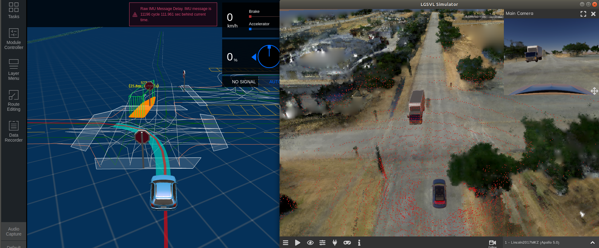 Intersection in Dreamview and SVL Simulator