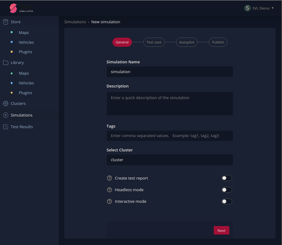 General in creating distributed simulation 